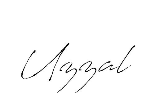 How to make Uzzal signature? Antro_Vectra is a professional autograph style. Create handwritten signature for Uzzal name. Uzzal signature style 6 images and pictures png