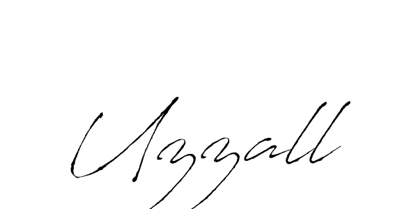 Use a signature maker to create a handwritten signature online. With this signature software, you can design (Antro_Vectra) your own signature for name Uzzall. Uzzall signature style 6 images and pictures png