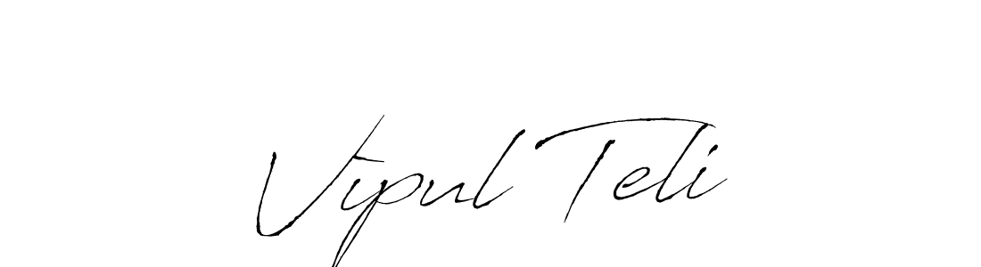 Also You can easily find your signature by using the search form. We will create Vìpul Teli name handwritten signature images for you free of cost using Antro_Vectra sign style. Vìpul Teli signature style 6 images and pictures png