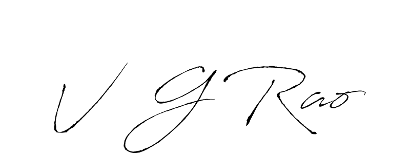 Similarly Antro_Vectra is the best handwritten signature design. Signature creator online .You can use it as an online autograph creator for name V  G Rao. V  G Rao signature style 6 images and pictures png