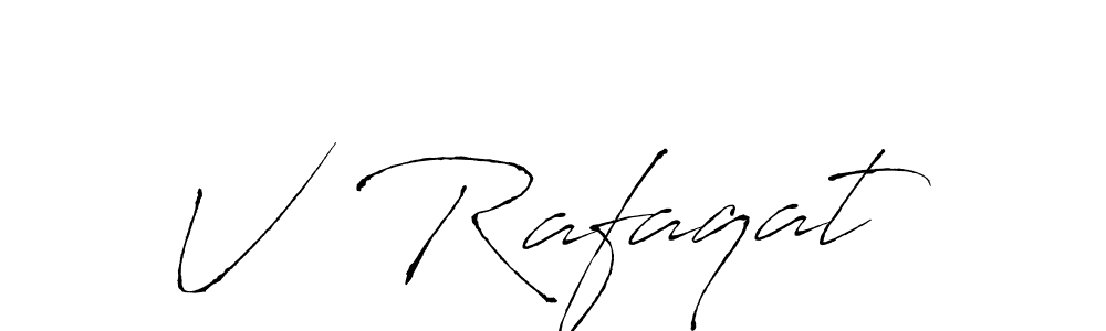 Similarly Antro_Vectra is the best handwritten signature design. Signature creator online .You can use it as an online autograph creator for name V  Rafaqat. V  Rafaqat signature style 6 images and pictures png