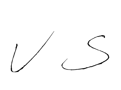 Make a beautiful signature design for name V  S. Use this online signature maker to create a handwritten signature for free. V  S signature style 6 images and pictures png
