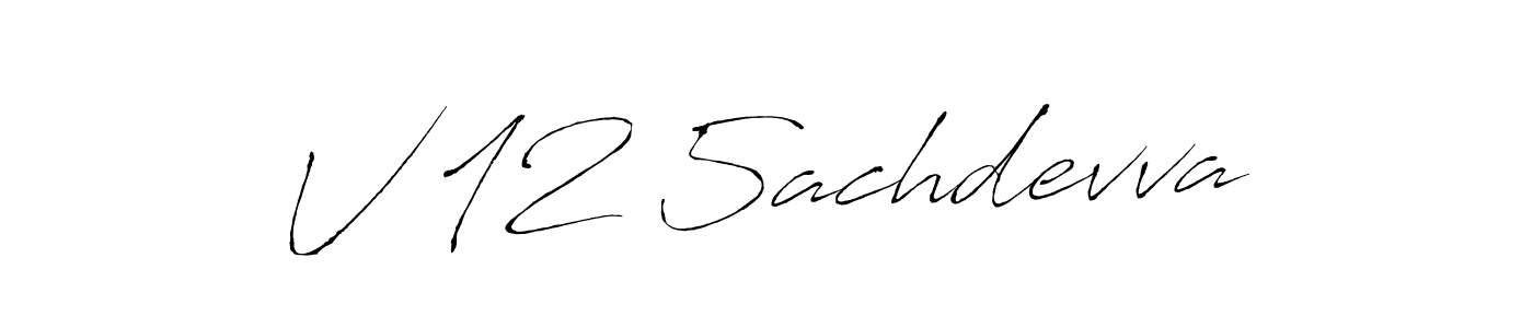 Make a beautiful signature design for name V 12 5achdevva. With this signature (Antro_Vectra) style, you can create a handwritten signature for free. V 12 5achdevva signature style 6 images and pictures png