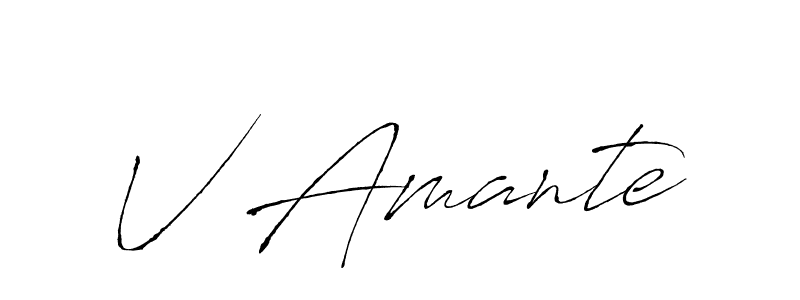 Make a beautiful signature design for name V Amante. Use this online signature maker to create a handwritten signature for free. V Amante signature style 6 images and pictures png