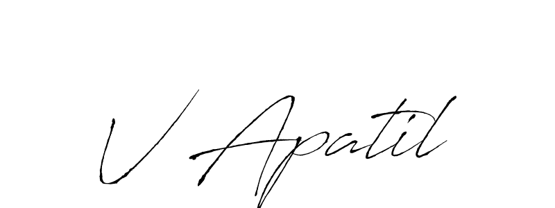 Make a beautiful signature design for name V Apatil. Use this online signature maker to create a handwritten signature for free. V Apatil signature style 6 images and pictures png