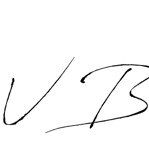 Create a beautiful signature design for name V B. With this signature (Antro_Vectra) fonts, you can make a handwritten signature for free. V B signature style 6 images and pictures png