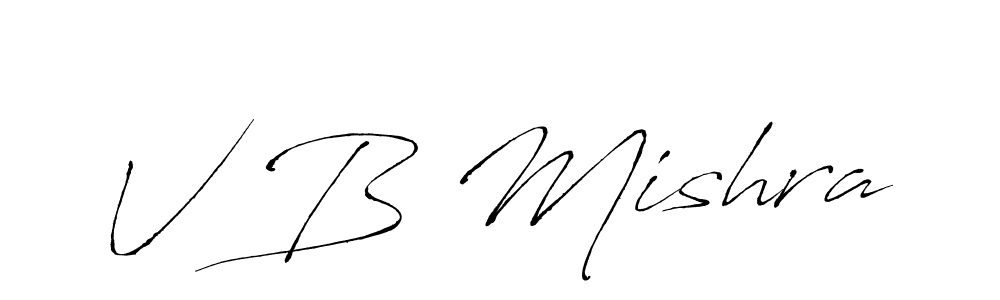 How to make V B Mishra signature? Antro_Vectra is a professional autograph style. Create handwritten signature for V B Mishra name. V B Mishra signature style 6 images and pictures png