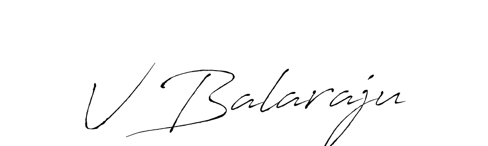 Also we have V Balaraju name is the best signature style. Create professional handwritten signature collection using Antro_Vectra autograph style. V Balaraju signature style 6 images and pictures png