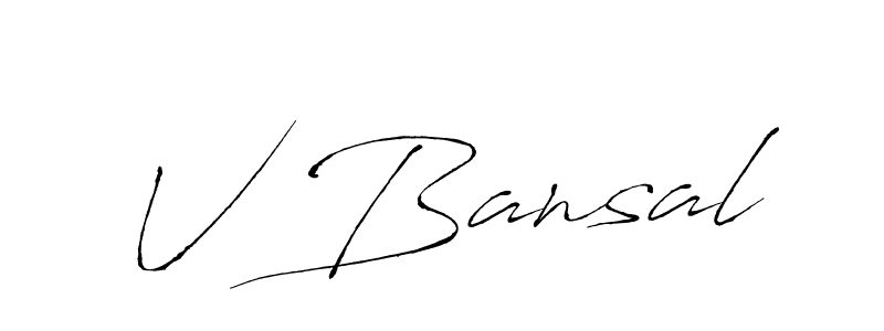 It looks lik you need a new signature style for name V Bansal. Design unique handwritten (Antro_Vectra) signature with our free signature maker in just a few clicks. V Bansal signature style 6 images and pictures png