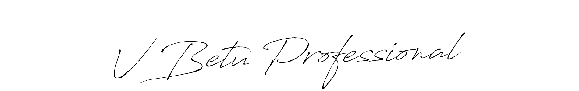 How to make V Betu Professional signature? Antro_Vectra is a professional autograph style. Create handwritten signature for V Betu Professional name. V Betu Professional signature style 6 images and pictures png