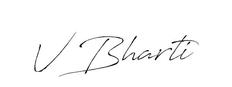 It looks lik you need a new signature style for name V Bharti. Design unique handwritten (Antro_Vectra) signature with our free signature maker in just a few clicks. V Bharti signature style 6 images and pictures png