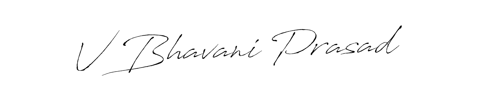 V Bhavani Prasad stylish signature style. Best Handwritten Sign (Antro_Vectra) for my name. Handwritten Signature Collection Ideas for my name V Bhavani Prasad. V Bhavani Prasad signature style 6 images and pictures png