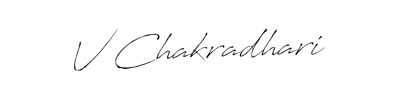 Here are the top 10 professional signature styles for the name V Chakradhari. These are the best autograph styles you can use for your name. V Chakradhari signature style 6 images and pictures png