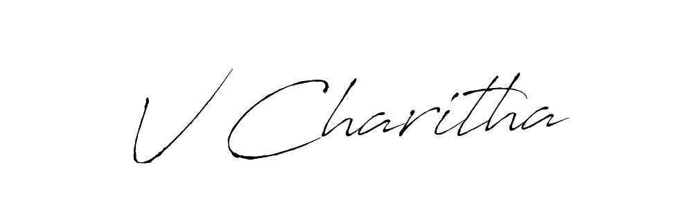 See photos of V Charitha official signature by Spectra . Check more albums & portfolios. Read reviews & check more about Antro_Vectra font. V Charitha signature style 6 images and pictures png
