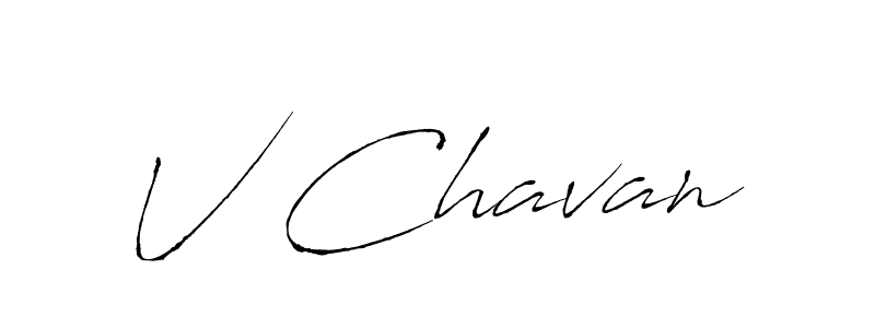 Similarly Antro_Vectra is the best handwritten signature design. Signature creator online .You can use it as an online autograph creator for name V Chavan. V Chavan signature style 6 images and pictures png