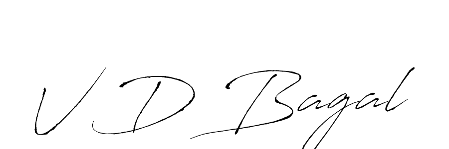 Best and Professional Signature Style for V D Bagal. Antro_Vectra Best Signature Style Collection. V D Bagal signature style 6 images and pictures png