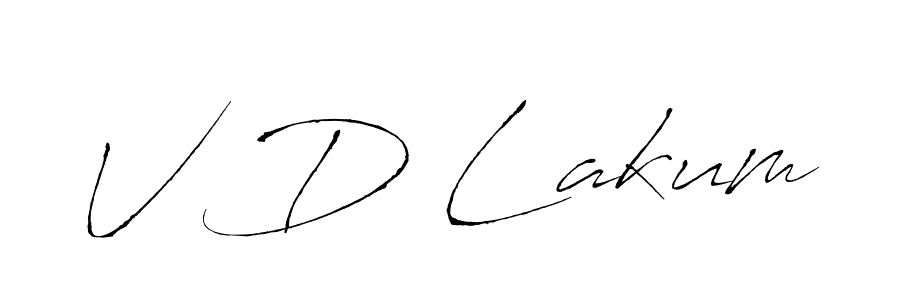 How to Draw V D Lakum signature style? Antro_Vectra is a latest design signature styles for name V D Lakum. V D Lakum signature style 6 images and pictures png