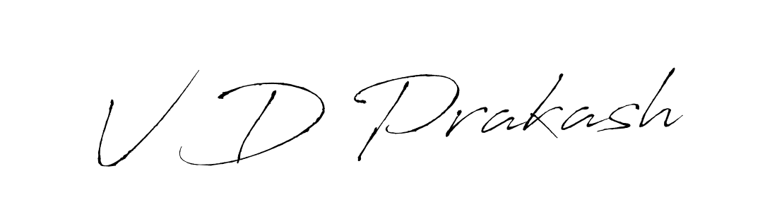 You should practise on your own different ways (Antro_Vectra) to write your name (V D Prakash) in signature. don't let someone else do it for you. V D Prakash signature style 6 images and pictures png