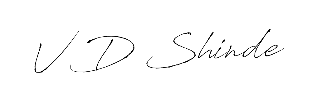 Here are the top 10 professional signature styles for the name V D Shinde. These are the best autograph styles you can use for your name. V D Shinde signature style 6 images and pictures png