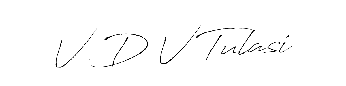 How to make V D V Tulasi signature? Antro_Vectra is a professional autograph style. Create handwritten signature for V D V Tulasi name. V D V Tulasi signature style 6 images and pictures png
