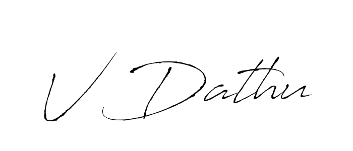 How to Draw V Dathu signature style? Antro_Vectra is a latest design signature styles for name V Dathu. V Dathu signature style 6 images and pictures png