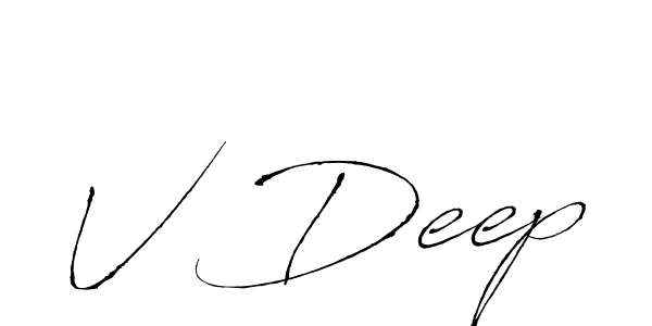 Here are the top 10 professional signature styles for the name V Deep. These are the best autograph styles you can use for your name. V Deep signature style 6 images and pictures png