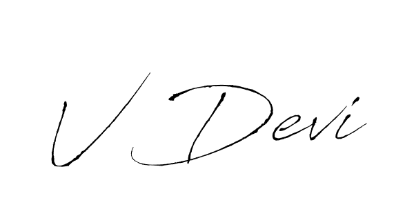 How to make V Devi signature? Antro_Vectra is a professional autograph style. Create handwritten signature for V Devi name. V Devi signature style 6 images and pictures png