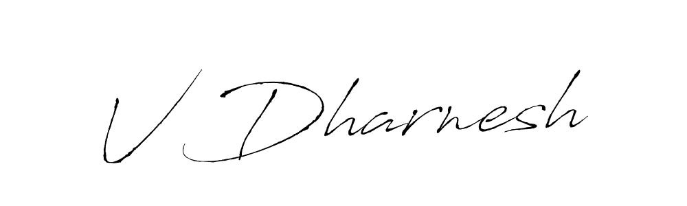 It looks lik you need a new signature style for name V Dharnesh. Design unique handwritten (Antro_Vectra) signature with our free signature maker in just a few clicks. V Dharnesh signature style 6 images and pictures png