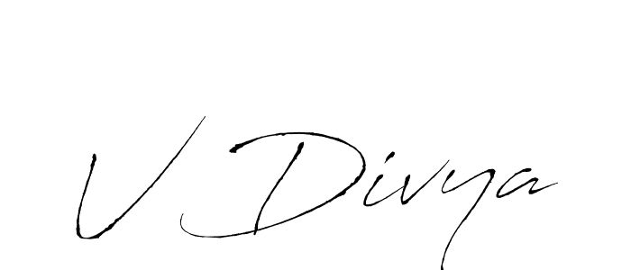 Best and Professional Signature Style for V Divya. Antro_Vectra Best Signature Style Collection. V Divya signature style 6 images and pictures png