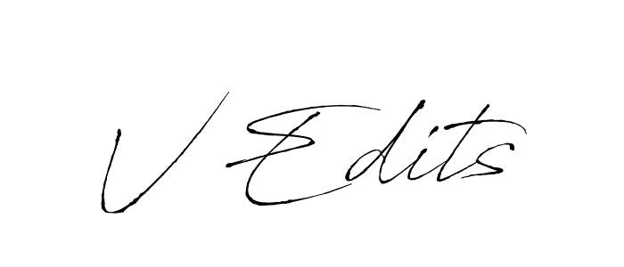 Here are the top 10 professional signature styles for the name V Edits. These are the best autograph styles you can use for your name. V Edits signature style 6 images and pictures png