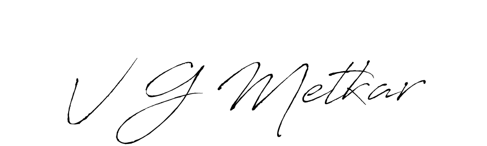 This is the best signature style for the V G Metkar name. Also you like these signature font (Antro_Vectra). Mix name signature. V G Metkar signature style 6 images and pictures png