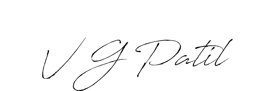 Also we have V G Patil name is the best signature style. Create professional handwritten signature collection using Antro_Vectra autograph style. V G Patil signature style 6 images and pictures png