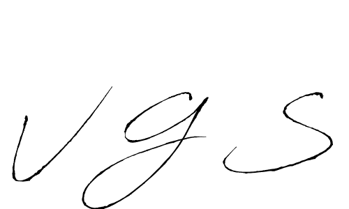 Similarly Antro_Vectra is the best handwritten signature design. Signature creator online .You can use it as an online autograph creator for name V G S. V G S signature style 6 images and pictures png