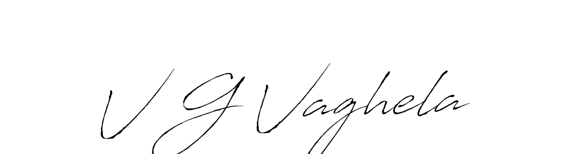 You should practise on your own different ways (Antro_Vectra) to write your name (V G Vaghela) in signature. don't let someone else do it for you. V G Vaghela signature style 6 images and pictures png