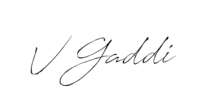 Similarly Antro_Vectra is the best handwritten signature design. Signature creator online .You can use it as an online autograph creator for name V Gaddi. V Gaddi signature style 6 images and pictures png