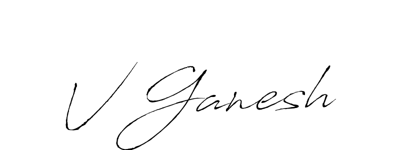 if you are searching for the best signature style for your name V Ganesh. so please give up your signature search. here we have designed multiple signature styles  using Antro_Vectra. V Ganesh signature style 6 images and pictures png