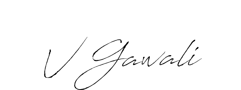 Also You can easily find your signature by using the search form. We will create V Gawali name handwritten signature images for you free of cost using Antro_Vectra sign style. V Gawali signature style 6 images and pictures png