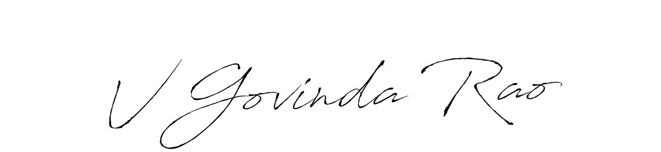 It looks lik you need a new signature style for name V Govinda Rao. Design unique handwritten (Antro_Vectra) signature with our free signature maker in just a few clicks. V Govinda Rao signature style 6 images and pictures png