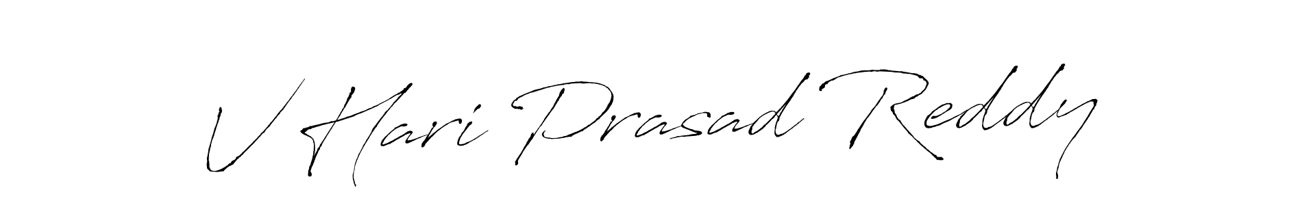 V Hari Prasad Reddy stylish signature style. Best Handwritten Sign (Antro_Vectra) for my name. Handwritten Signature Collection Ideas for my name V Hari Prasad Reddy. V Hari Prasad Reddy signature style 6 images and pictures png