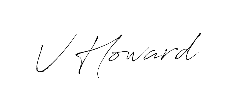 How to Draw V Howard signature style? Antro_Vectra is a latest design signature styles for name V Howard. V Howard signature style 6 images and pictures png