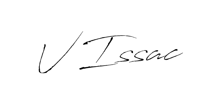 How to make V Issac signature? Antro_Vectra is a professional autograph style. Create handwritten signature for V Issac name. V Issac signature style 6 images and pictures png