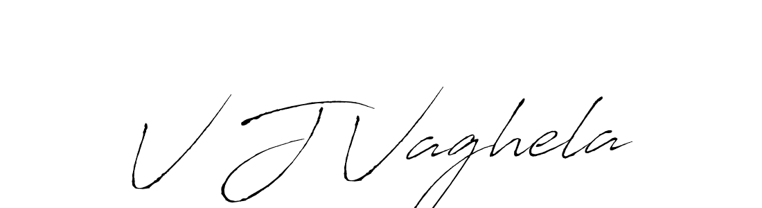 You should practise on your own different ways (Antro_Vectra) to write your name (V J Vaghela) in signature. don't let someone else do it for you. V J Vaghela signature style 6 images and pictures png