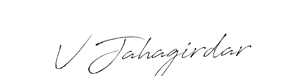 if you are searching for the best signature style for your name V Jahagirdar. so please give up your signature search. here we have designed multiple signature styles  using Antro_Vectra. V Jahagirdar signature style 6 images and pictures png