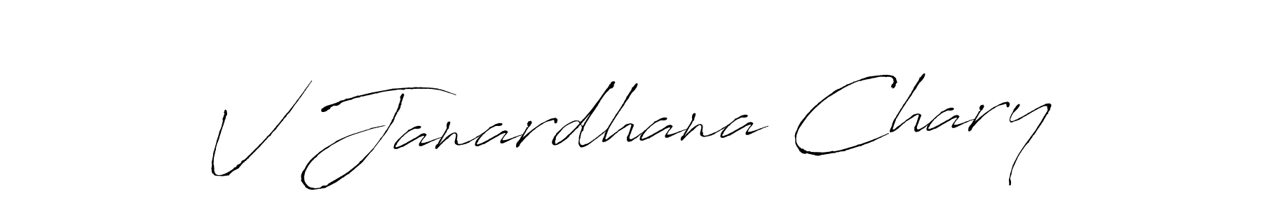 Design your own signature with our free online signature maker. With this signature software, you can create a handwritten (Antro_Vectra) signature for name V Janardhana Chary. V Janardhana Chary signature style 6 images and pictures png