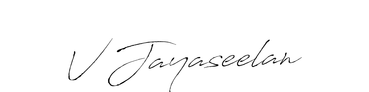 It looks lik you need a new signature style for name V Jayaseelan. Design unique handwritten (Antro_Vectra) signature with our free signature maker in just a few clicks. V Jayaseelan signature style 6 images and pictures png