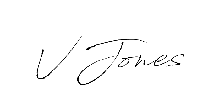 It looks lik you need a new signature style for name V Jones. Design unique handwritten (Antro_Vectra) signature with our free signature maker in just a few clicks. V Jones signature style 6 images and pictures png