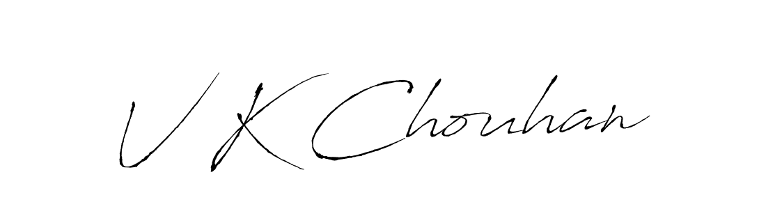 Make a beautiful signature design for name V K Chouhan. Use this online signature maker to create a handwritten signature for free. V K Chouhan signature style 6 images and pictures png