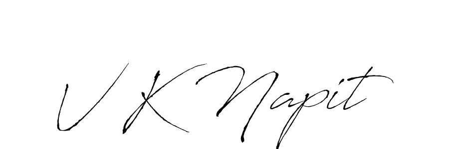 Once you've used our free online signature maker to create your best signature Antro_Vectra style, it's time to enjoy all of the benefits that V K Napit name signing documents. V K Napit signature style 6 images and pictures png