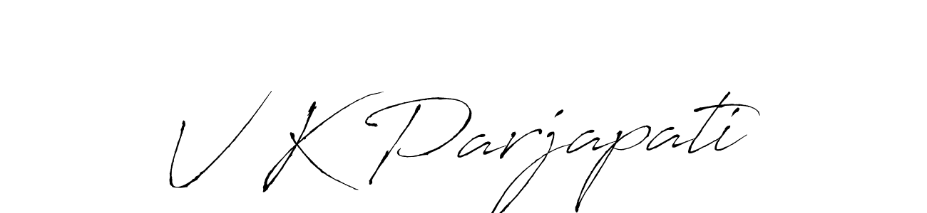 Make a beautiful signature design for name V K Parjapati. Use this online signature maker to create a handwritten signature for free. V K Parjapati signature style 6 images and pictures png