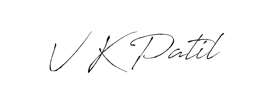 You should practise on your own different ways (Antro_Vectra) to write your name (V K Patil) in signature. don't let someone else do it for you. V K Patil signature style 6 images and pictures png